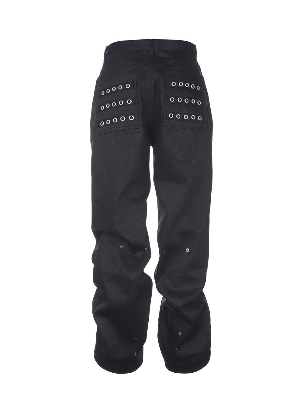 Grommet Row Baggy Jeans