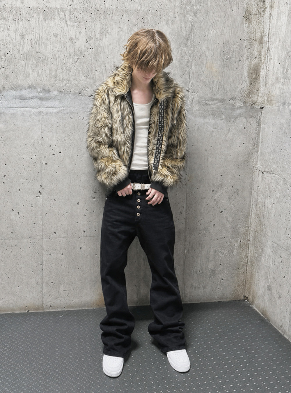 Deep Shadow Flare Denim Trousers