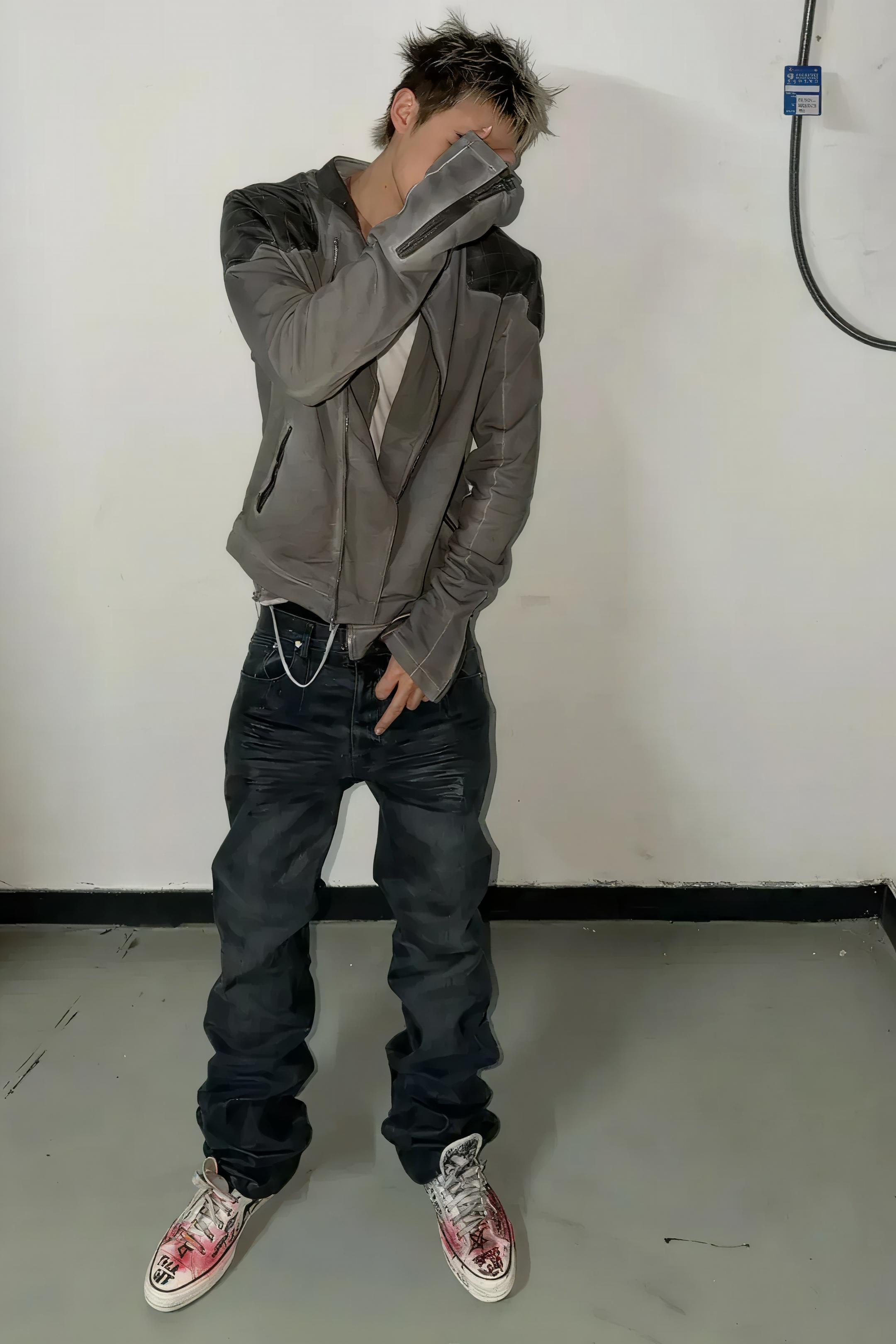 Glazed Spray Washed Jeans