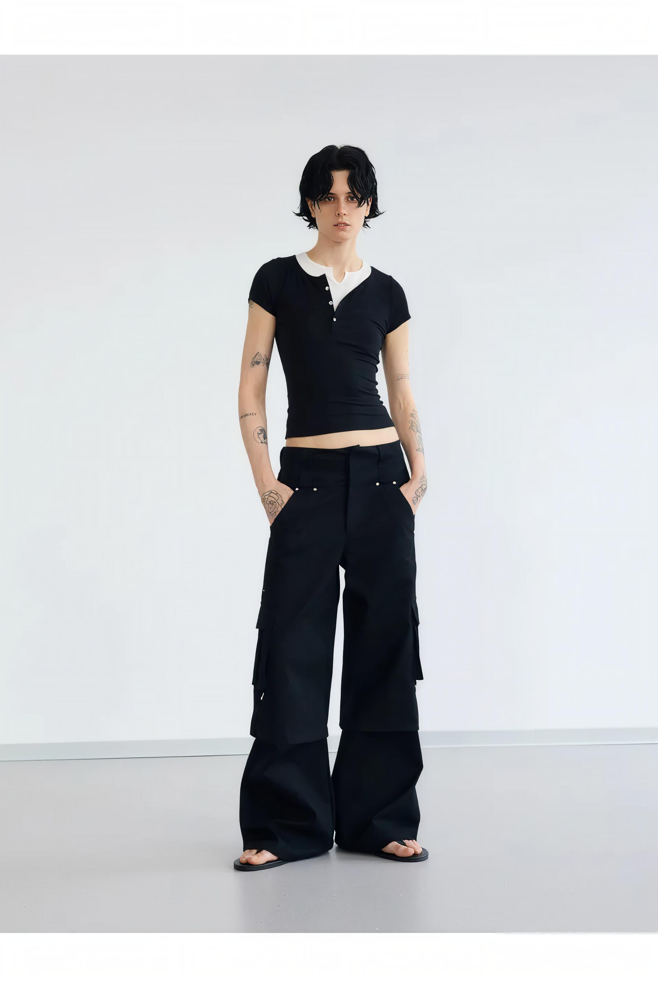 Double Belted Vintage Cargo Pants