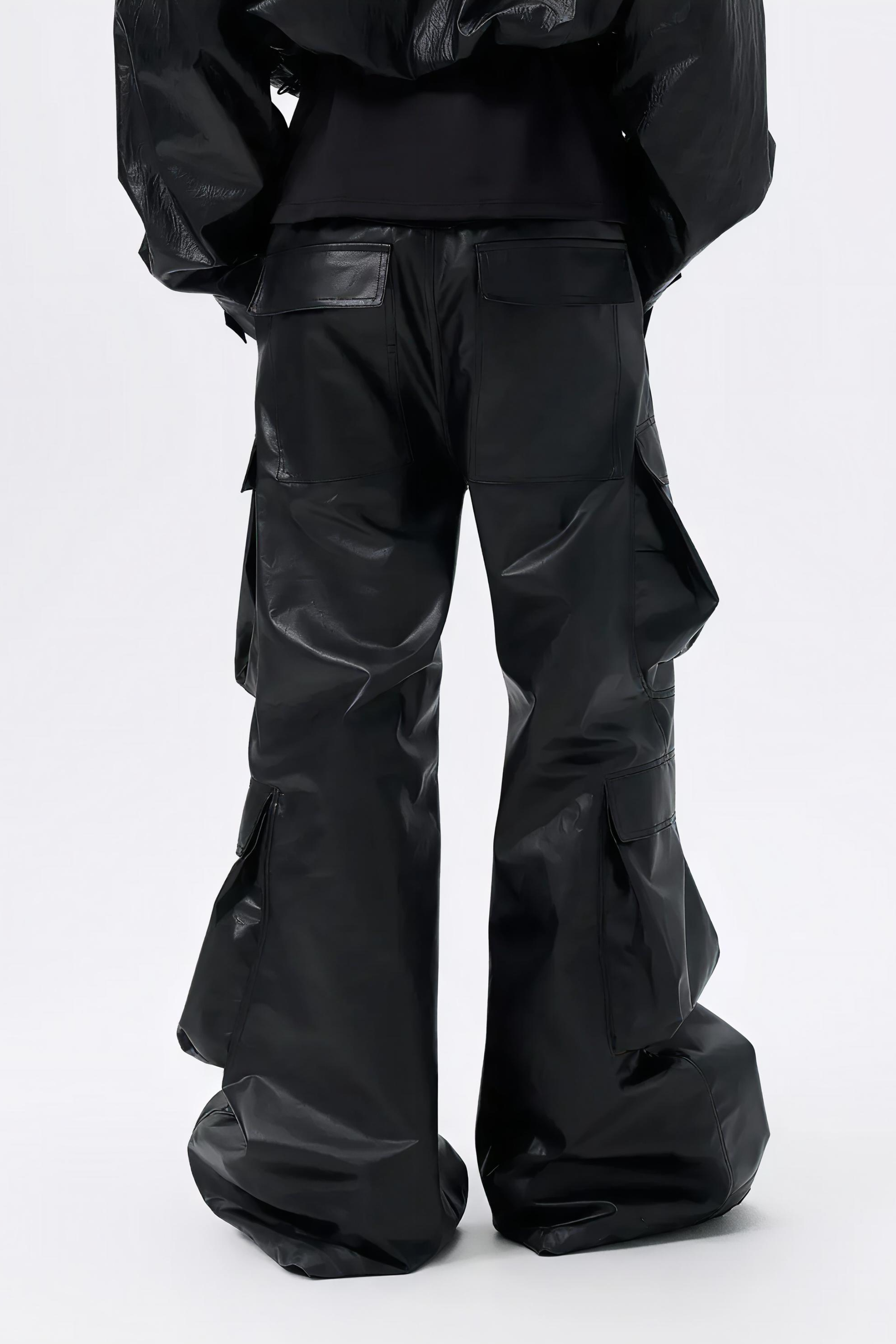 Coated Multi Cargo Pants