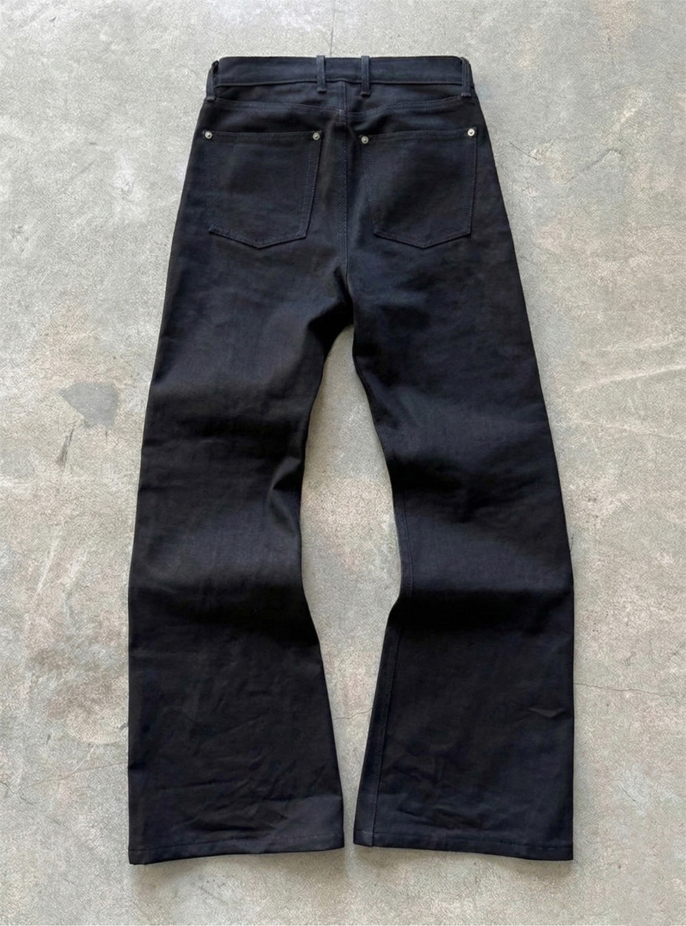 Deep Shadow Flare Denim Trousers