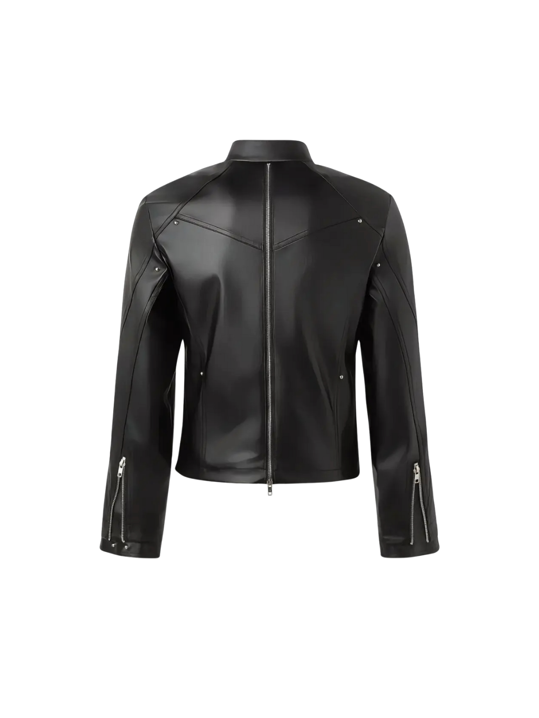 Deconstruct Zip Biker Jacket
