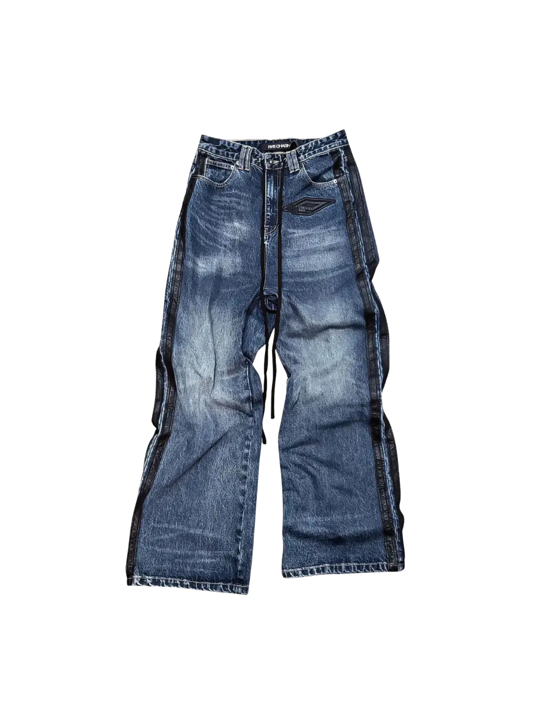 UMBRO Remake Y2K Retro Stripe Straight Leg Jean
