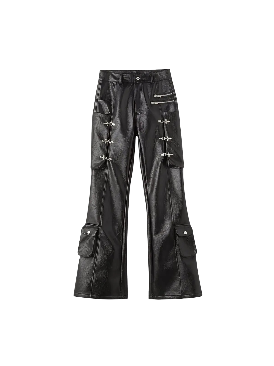 Bullet Flare Leather Pants