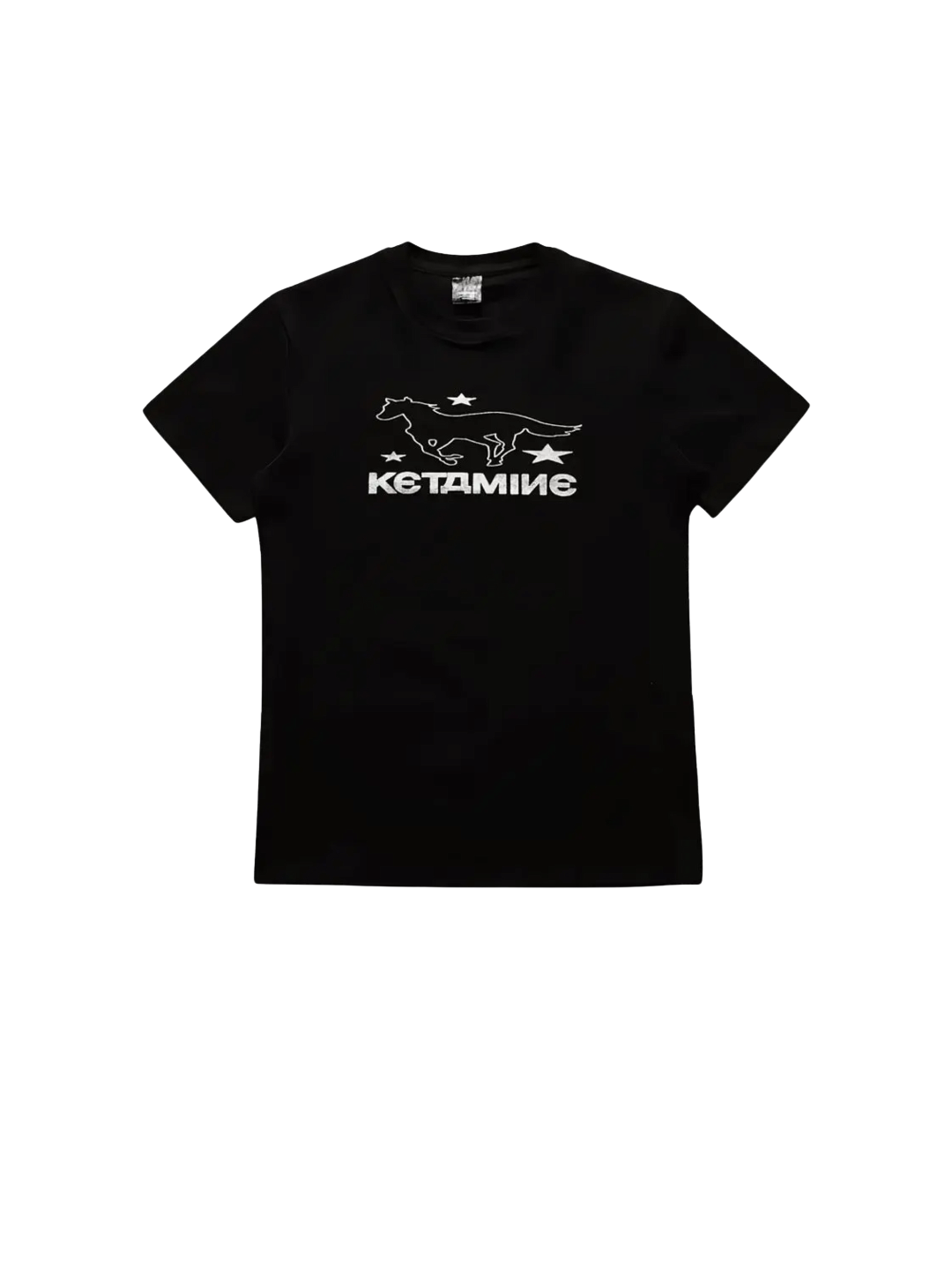 Deftones Silver Foil Stamped Stretch Tee