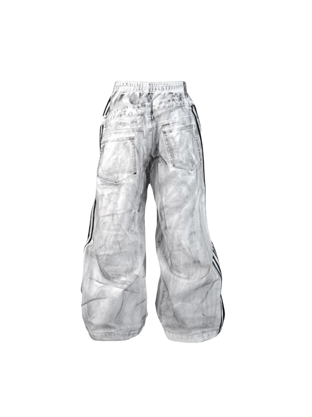 Football Punks White Canvas Pants