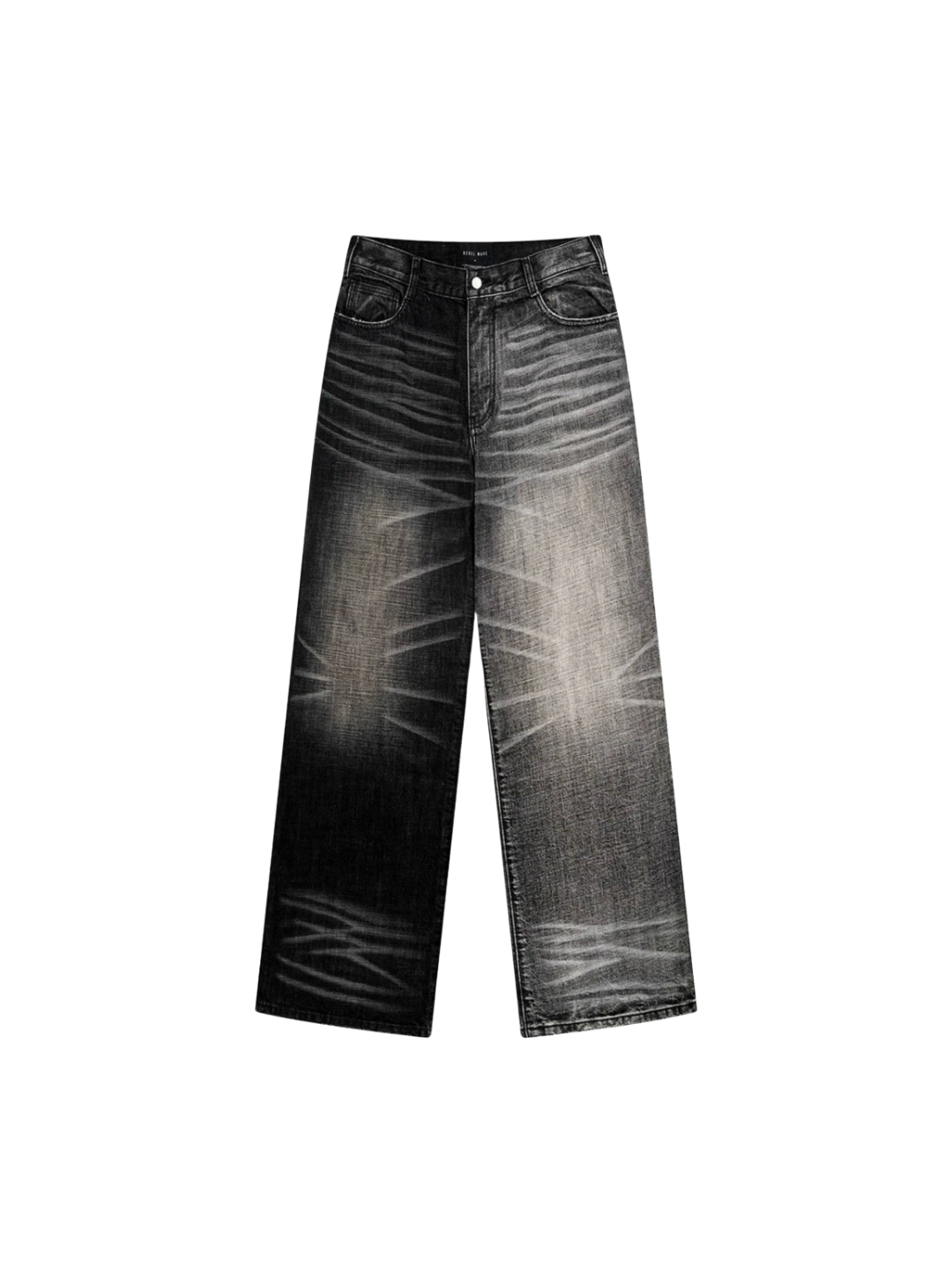 AØT Washed Loose Straight Jeans