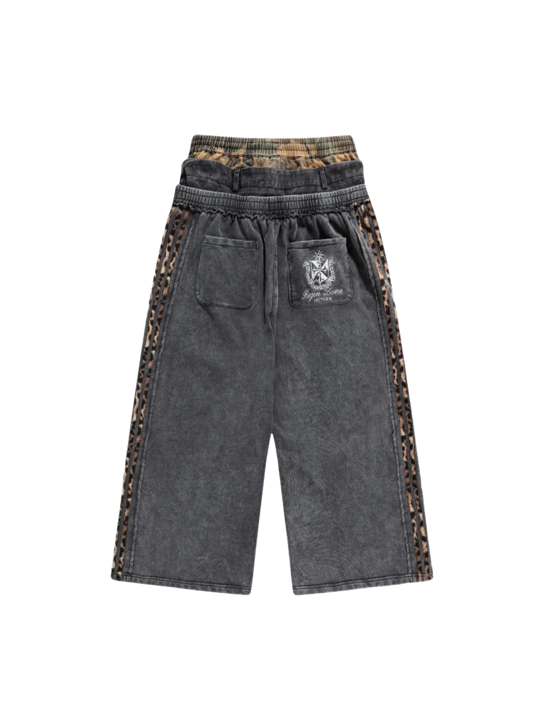 Triple Waist Camo Sweat Pants