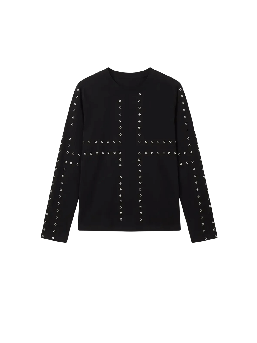 Cross Eyelet LS Tee