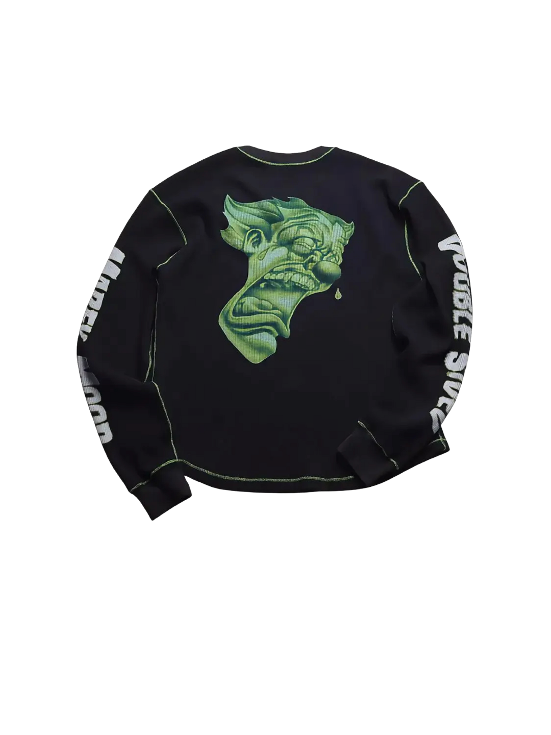 Green Stitching Waffle Joker T-shirt