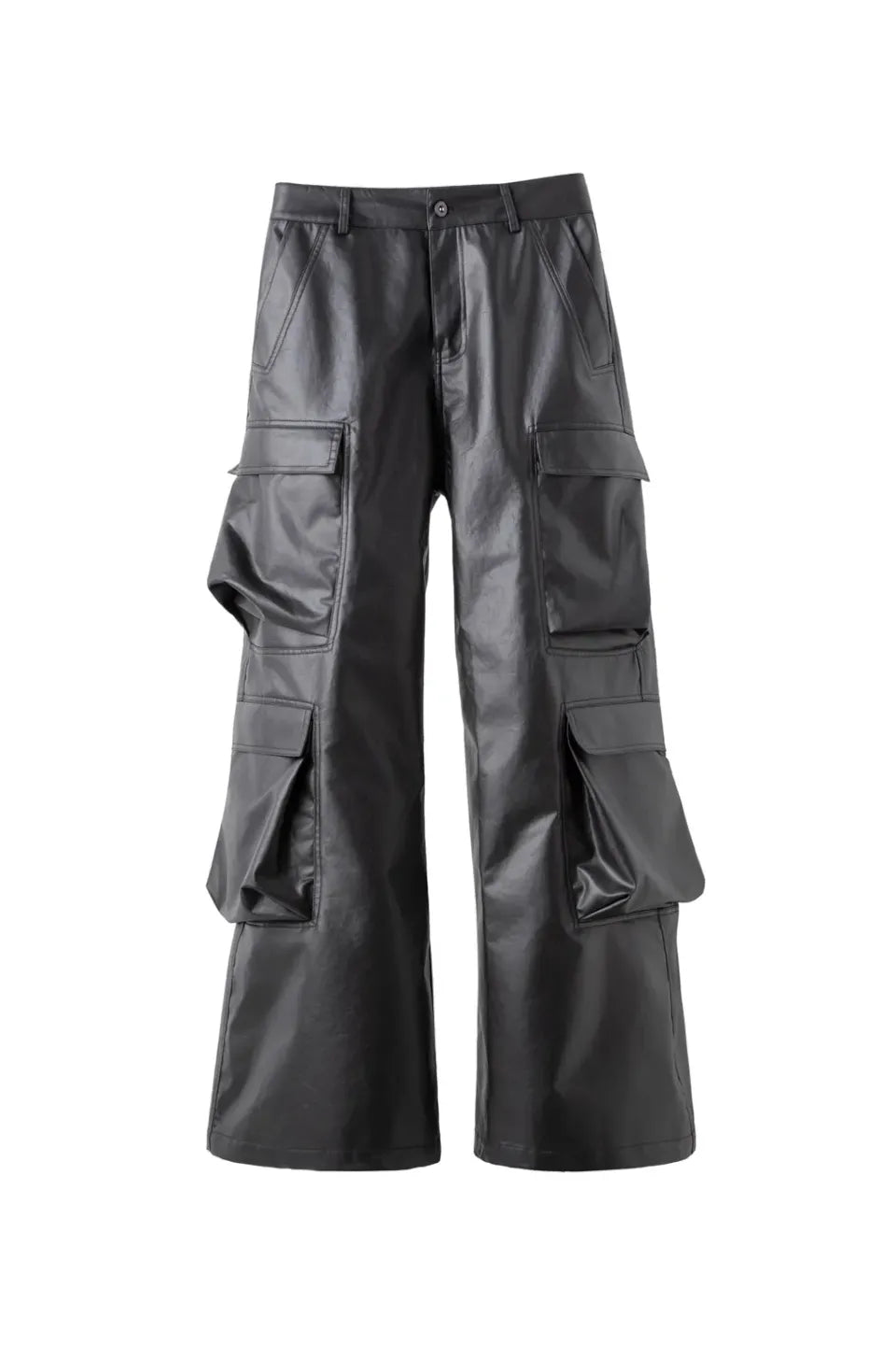 Coated Multi Cargo Pants