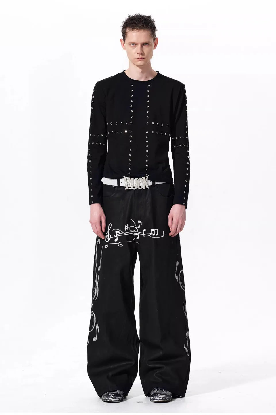 Cross Eyelet LS Tee