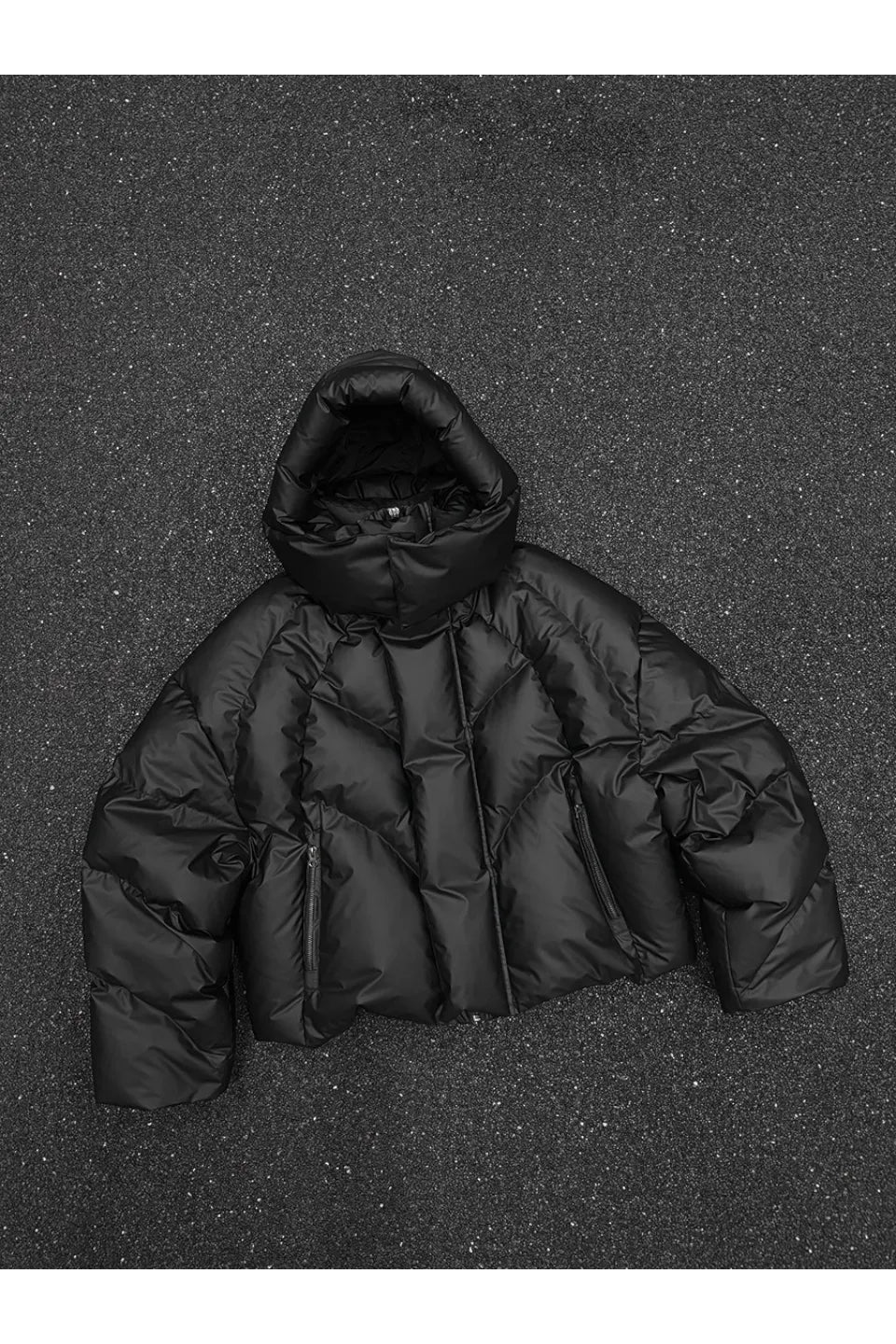 Detachable Deconstruction Splicing Zipper Down Jacket