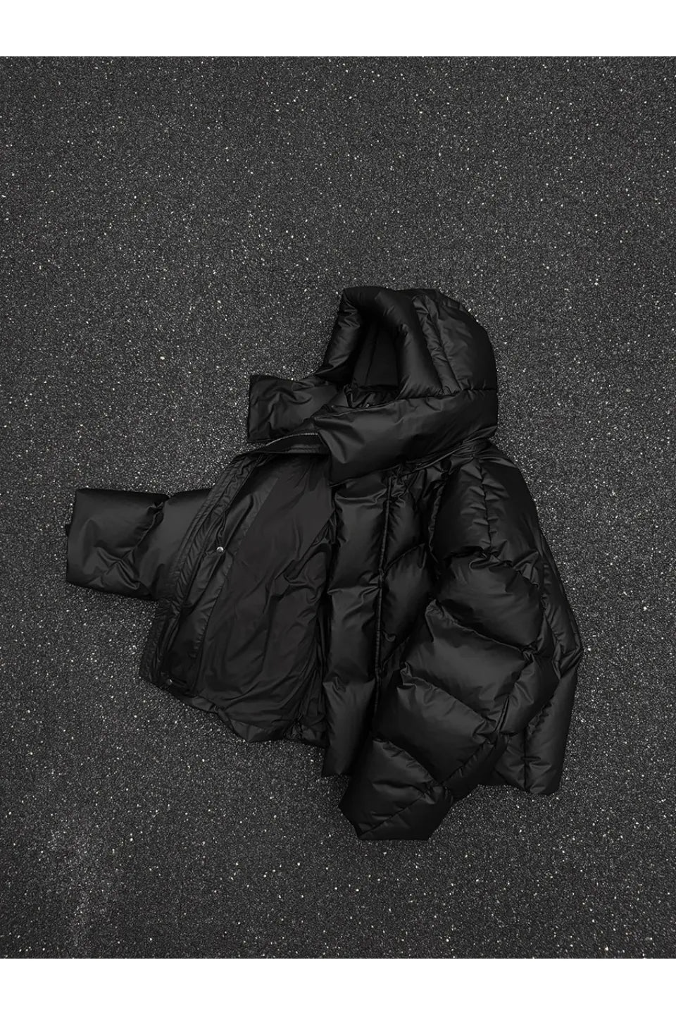 Detachable Deconstruction Splicing Zipper Down Jacket
