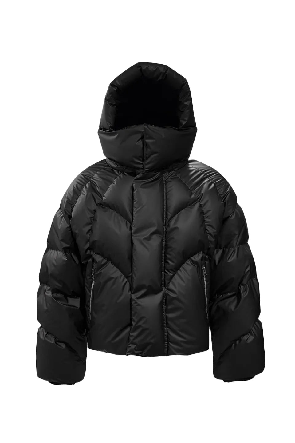 Detachable Deconstruction Splicing Zipper Down Jacket