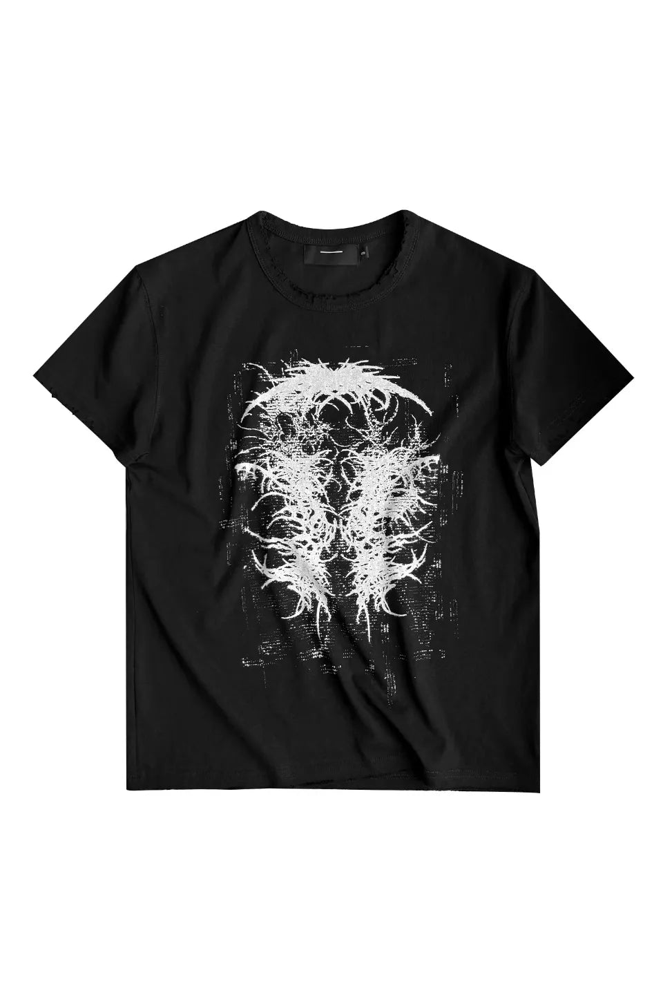 Erosion Graphic Distressed T-shirt