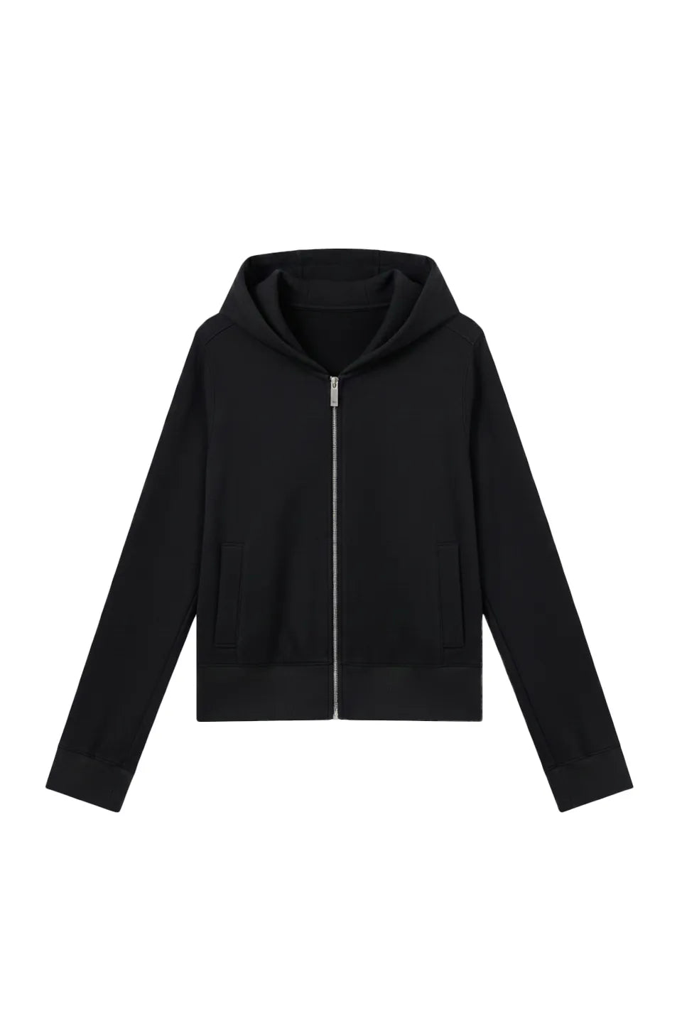 Fitted Hooded Cropped Hoodie