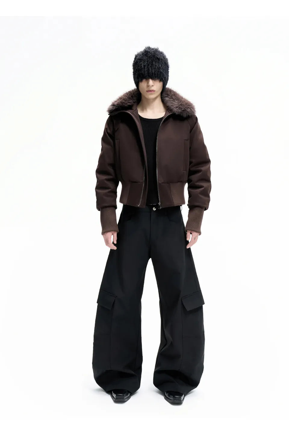 Fur Hooded Parka Jacket