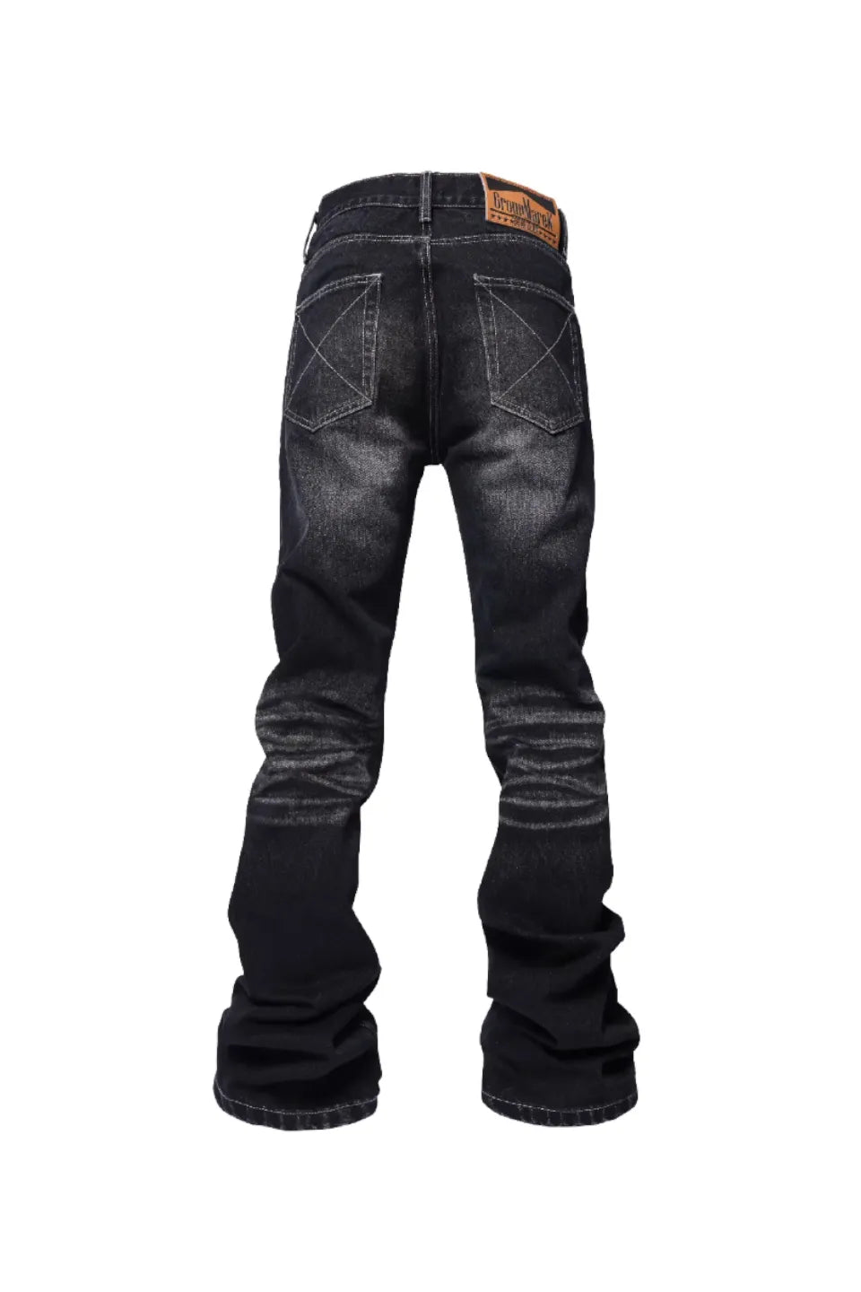 Ghost Scratch Washed Black Jeans
