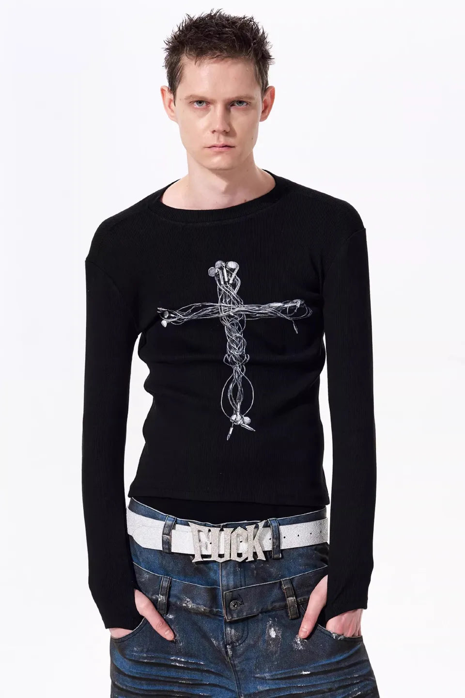 Graphic Cross Headphone LS Tee