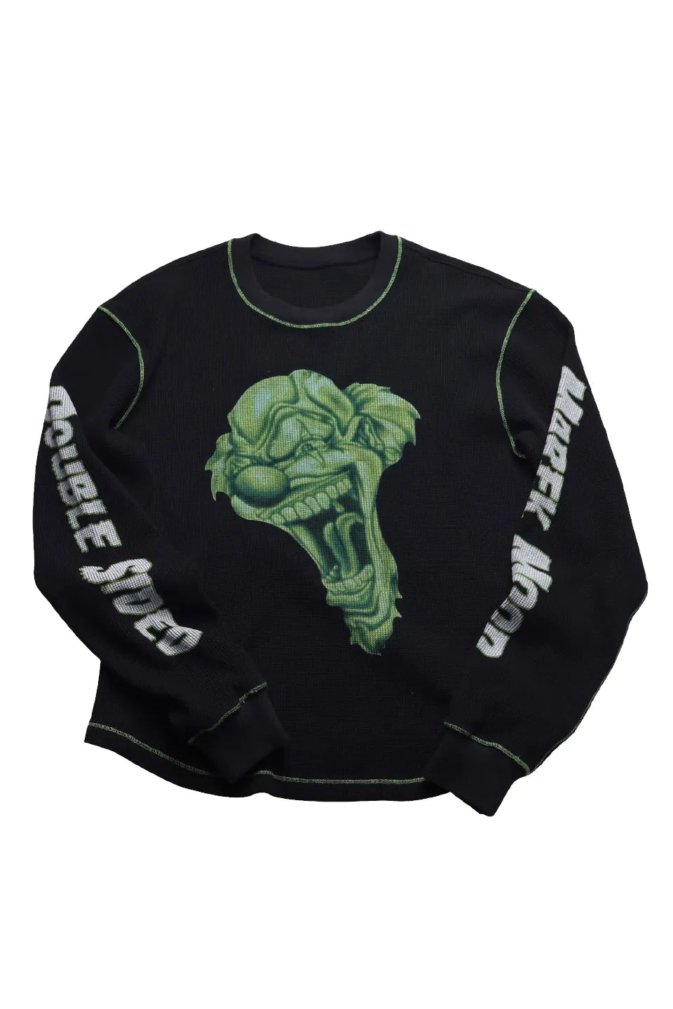 Green Stitching Waffle Joker T-shirt