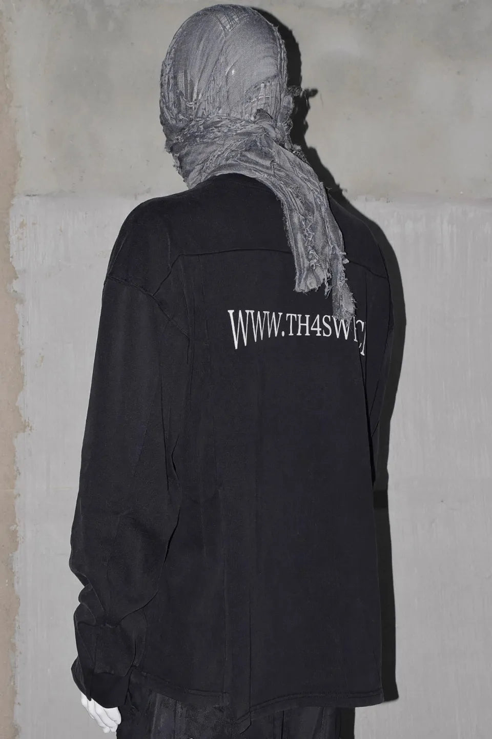 Lion Club Patchwork Washed Jersey Long Sleeve T-shirt