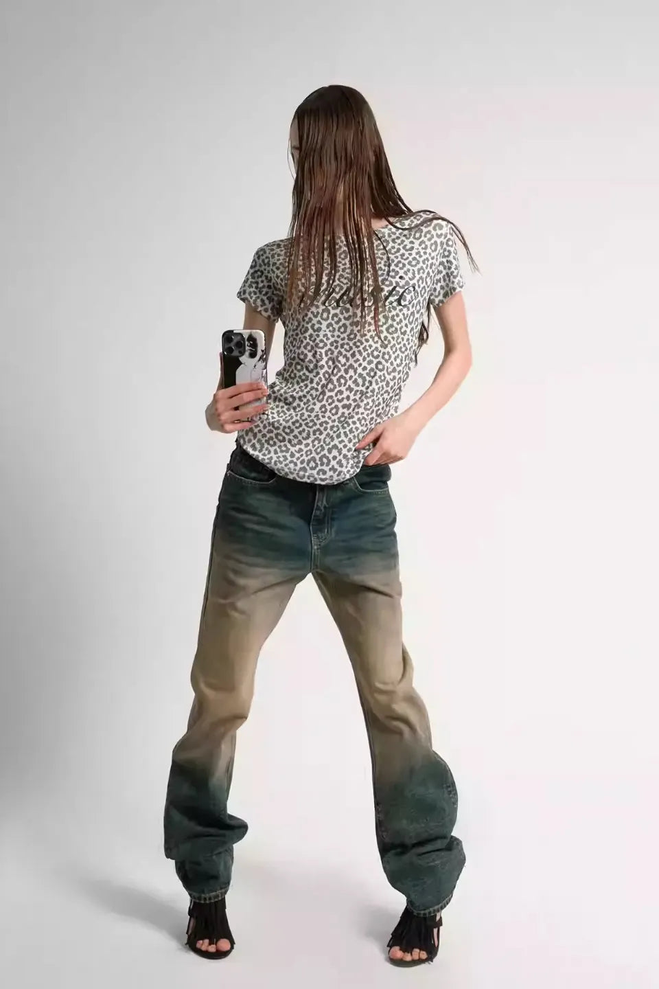 Mud Dyed Gradient Wash Denim