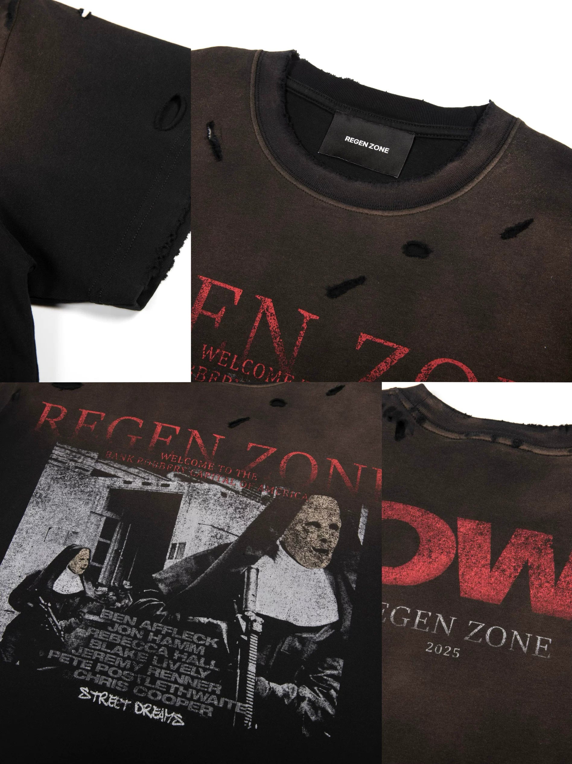 Riot Non-Wash Letter Tee