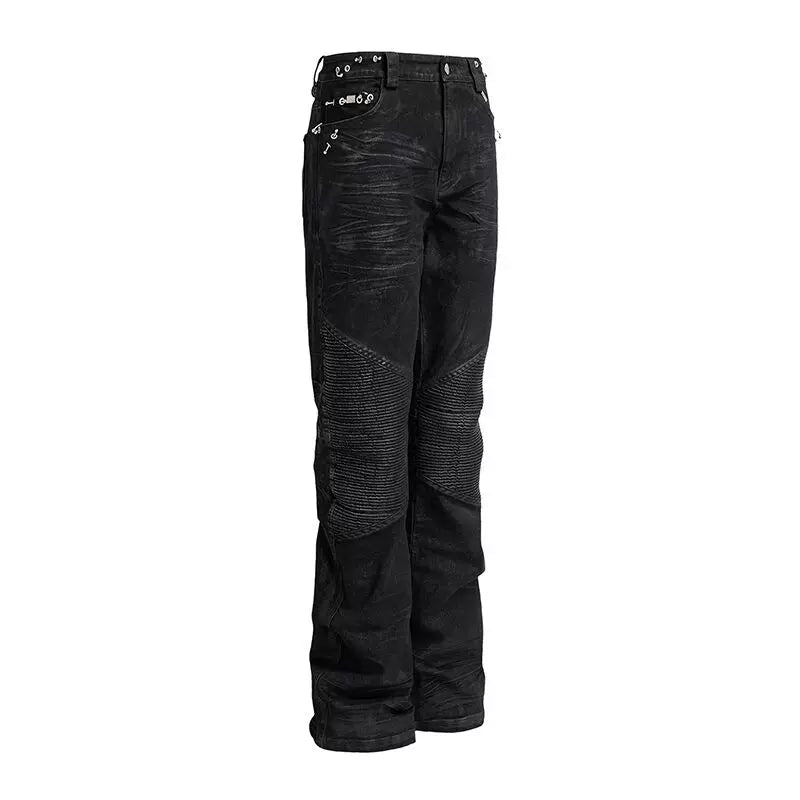 Piercings Straight Leg Jeans