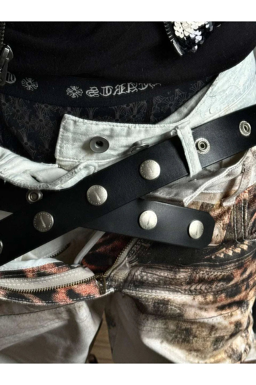 SØL Rivet Button Belt