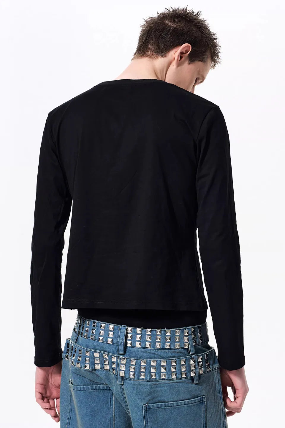 Studded Graphic LS Tee