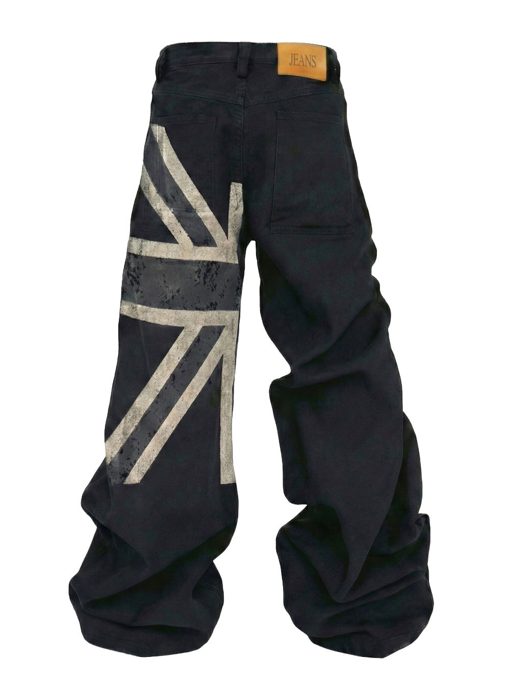 Union Graphic Washed Wide Denim