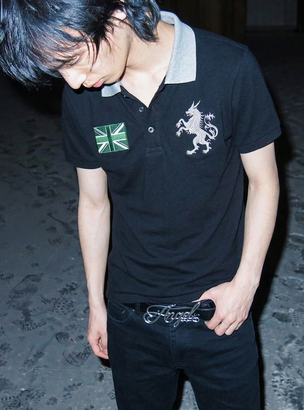 Heritage Crest Cropped Polo Design