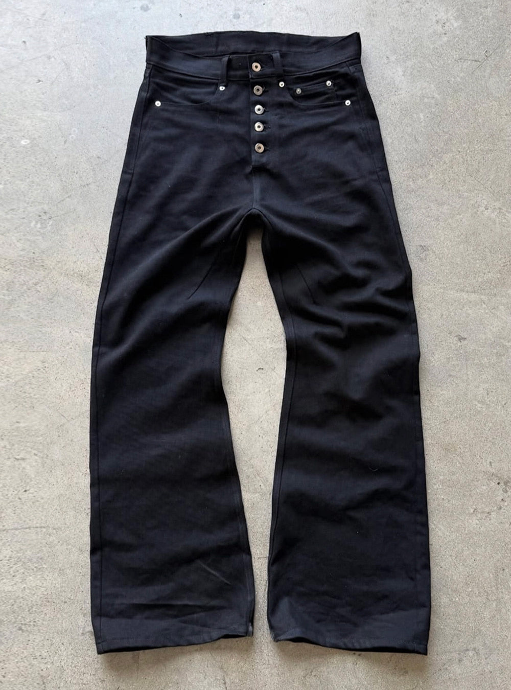 Deep Shadow Flare Denim Trousers