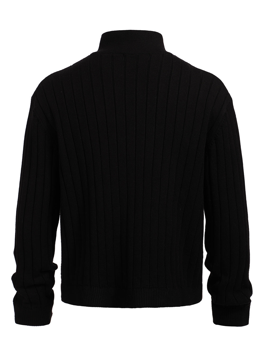 Dual Style Wool Blend Knit Pullover