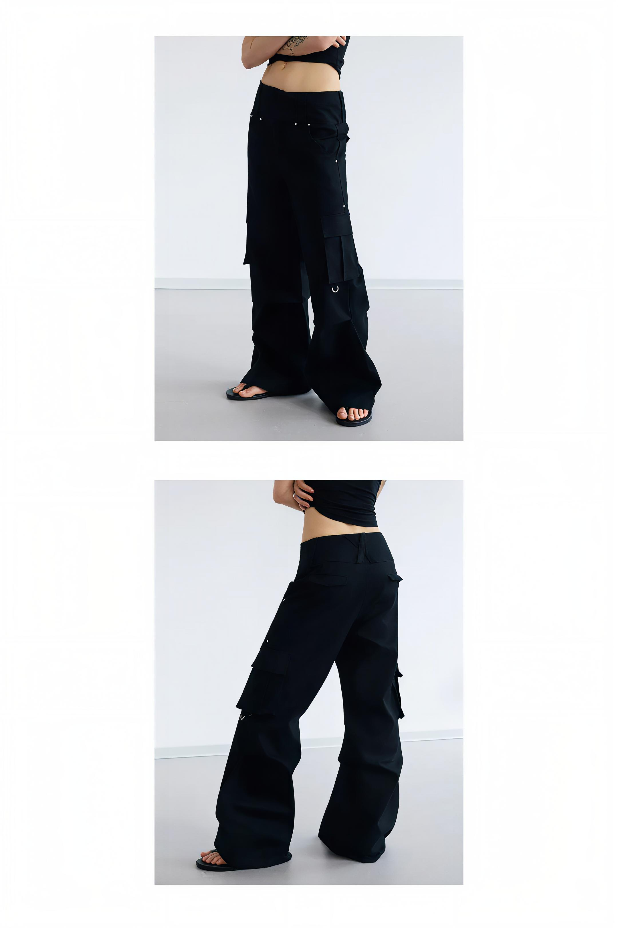 Double Belted Vintage Cargo Pants