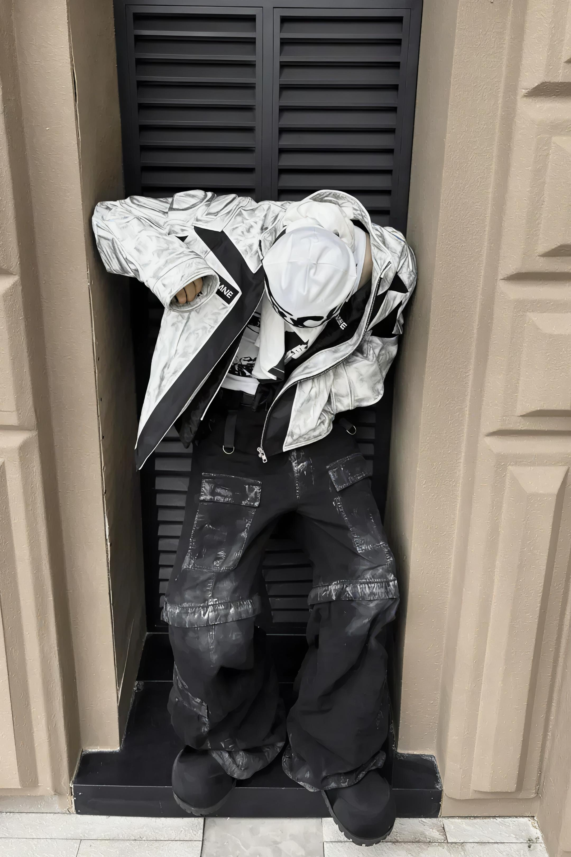Distressed Removable Pocket Cargo Pants