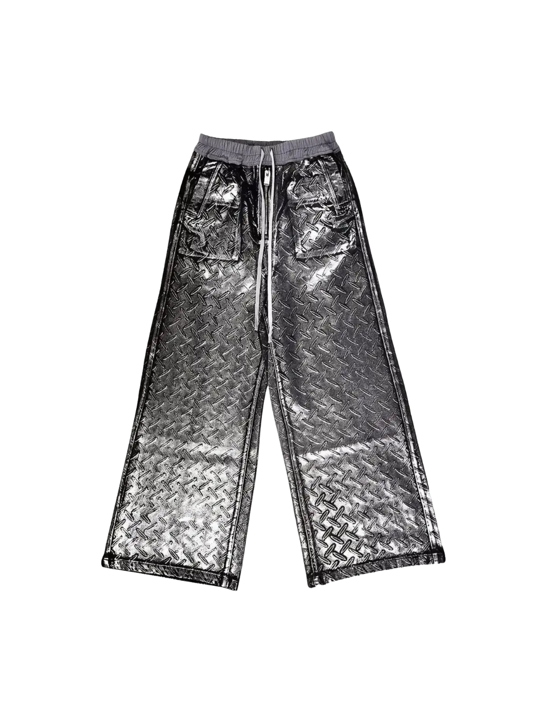 Steel Plate Embossed Cargo Pants