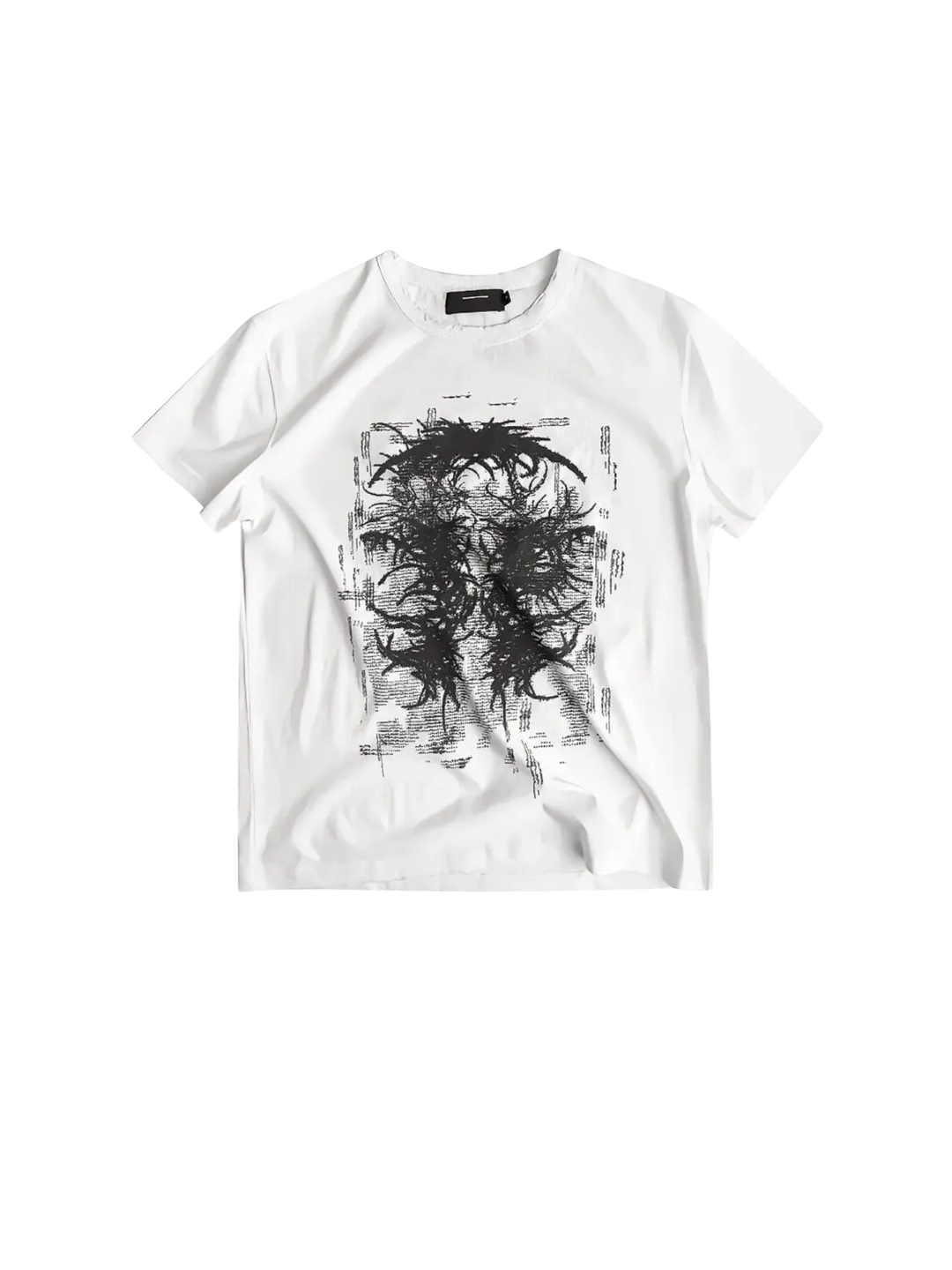 Erosion Graphic Distressed T-shirt