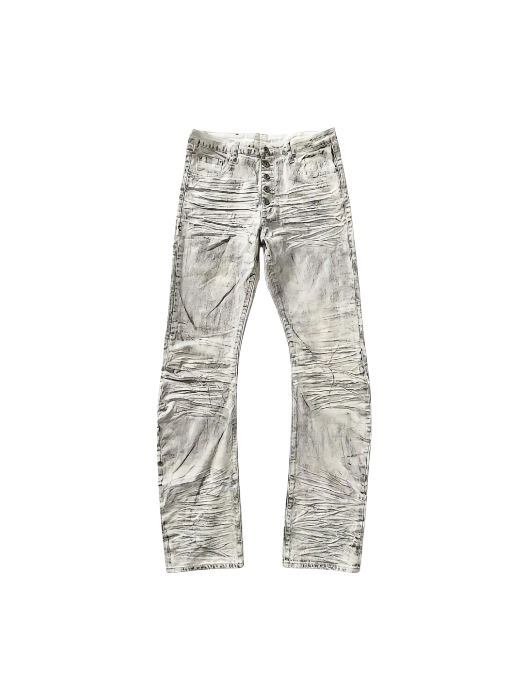 White Tiger Waxed Curve Jeans