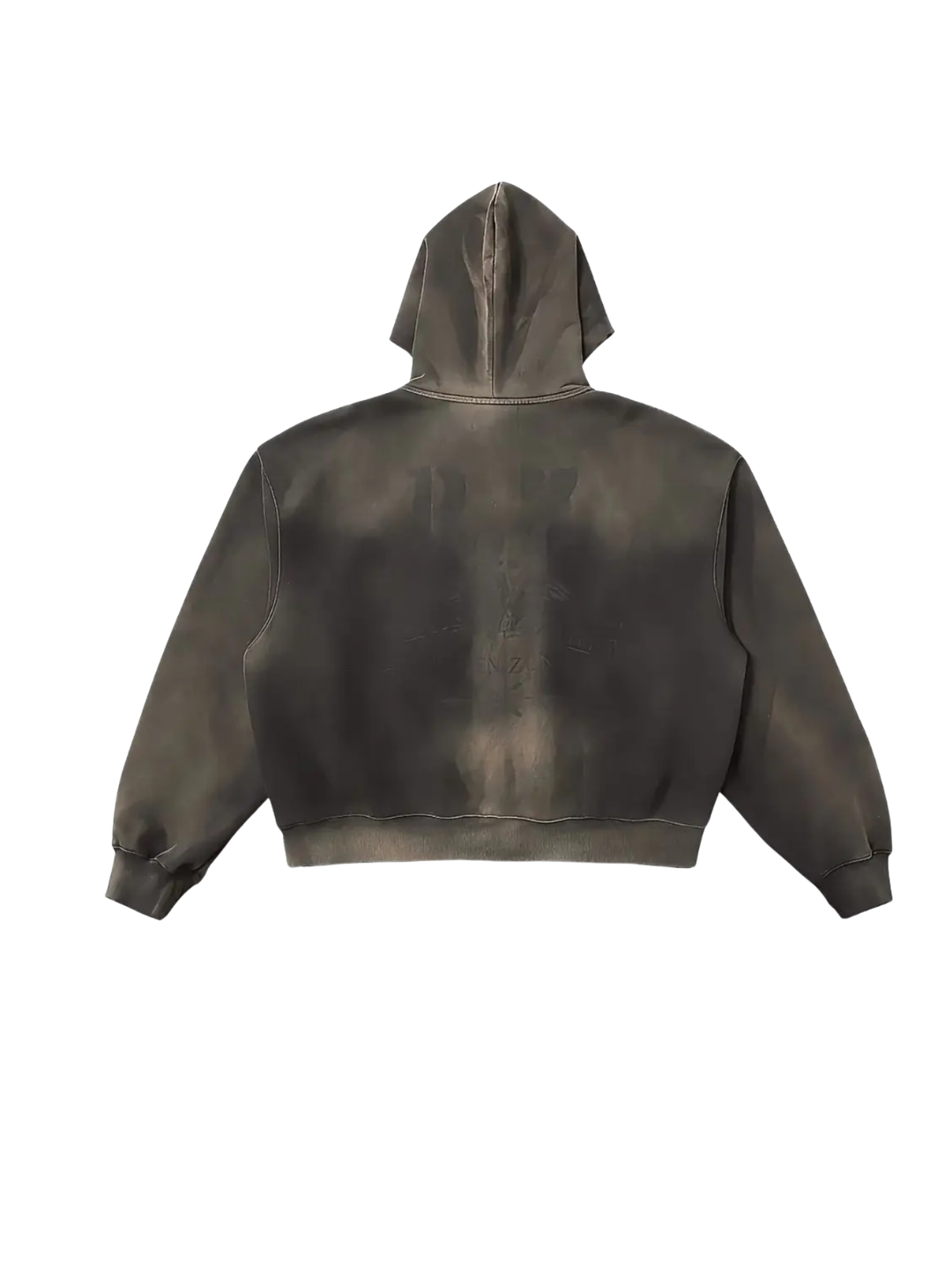 Red Hawk Damage Wash Hoodie