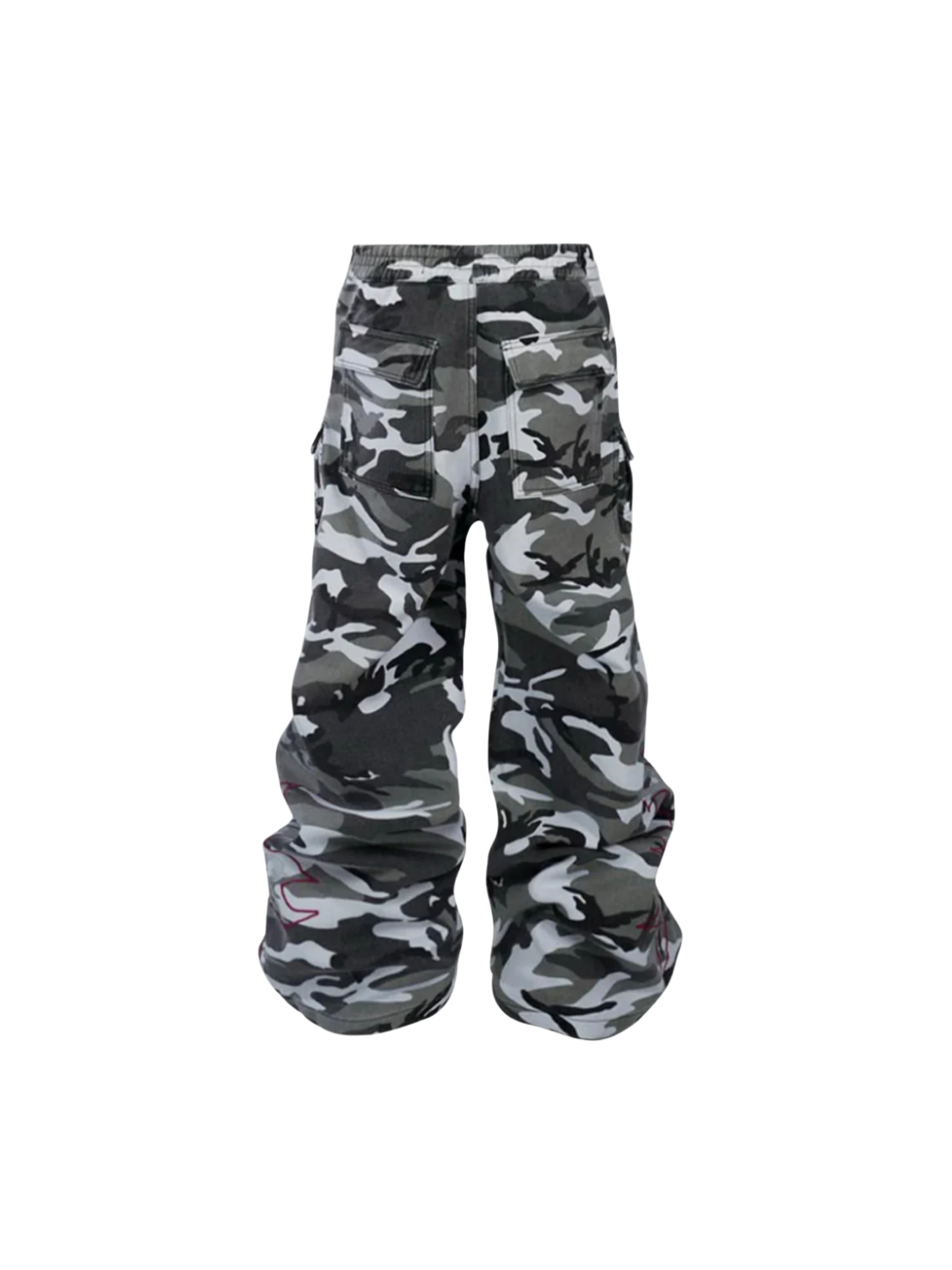 Bootleg Camo Cargo Pants