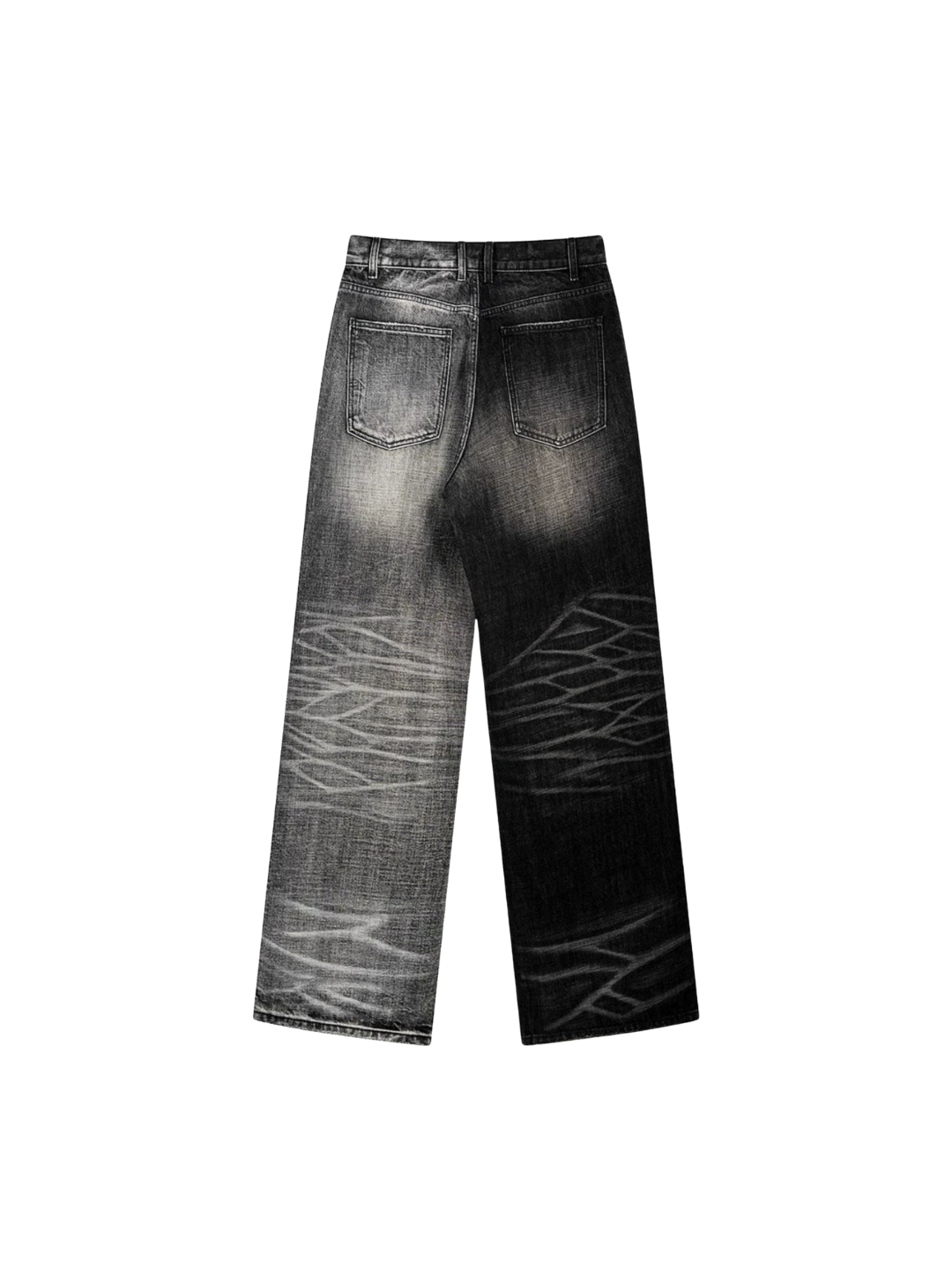 AØT Washed Loose Straight Jeans