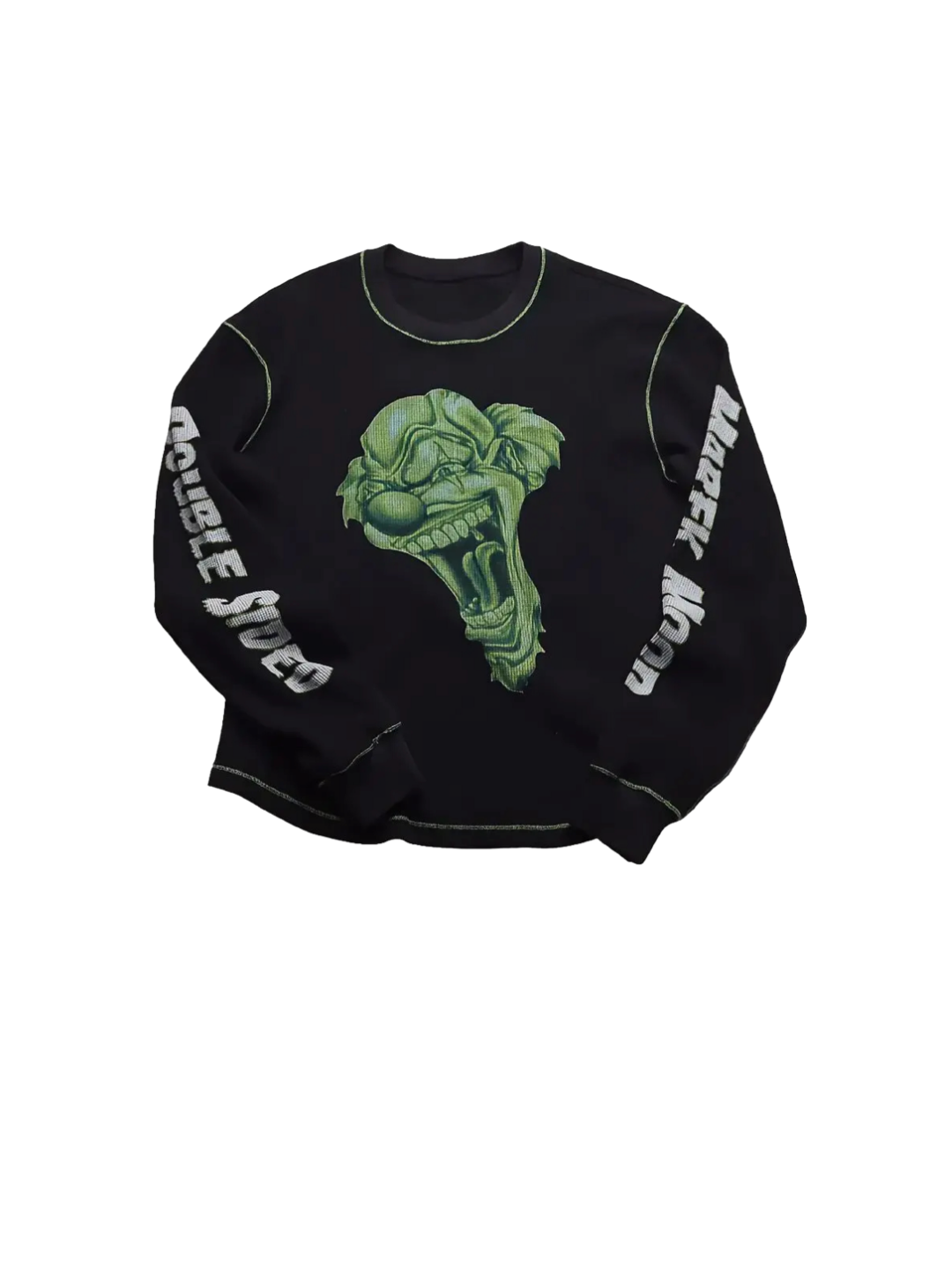 Green Stitching Waffle Joker T-shirt
