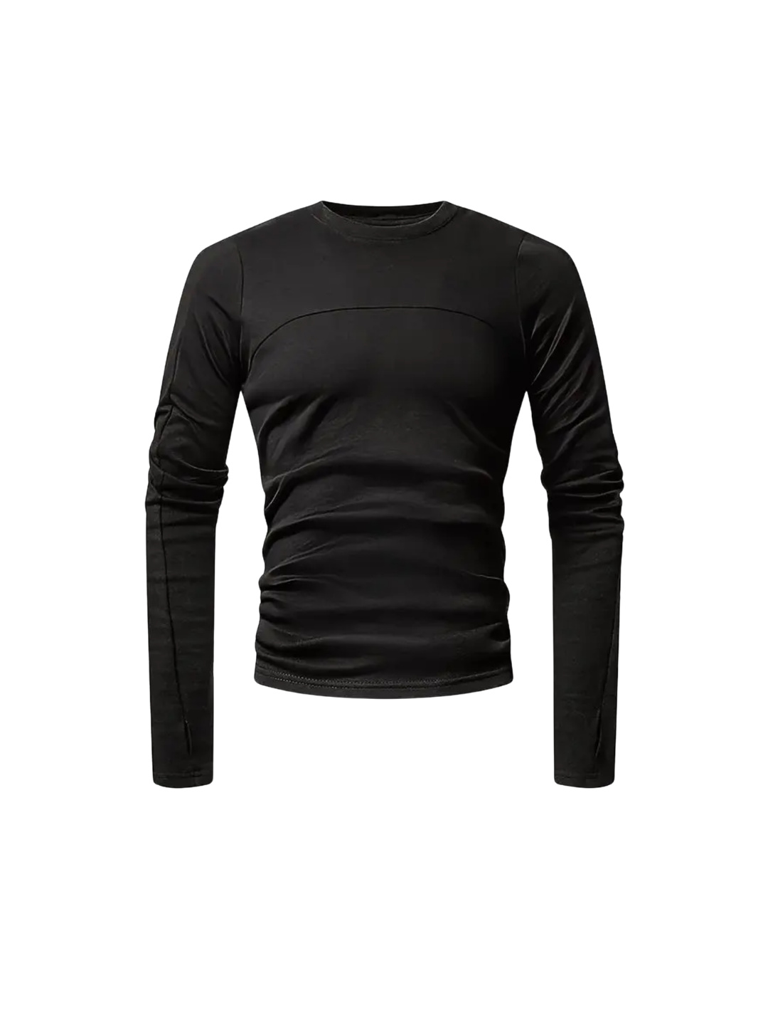 Water Wash Dyed Slim Fit Long Sleeve