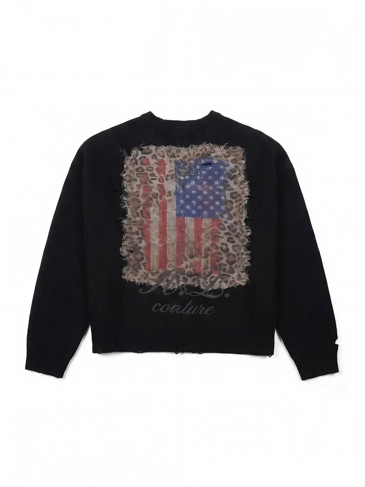 SIAU Leopard Flag Cardigan
