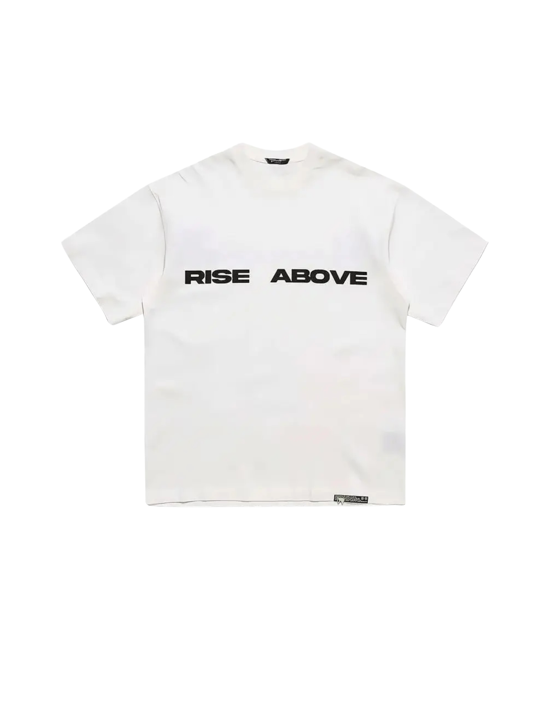 Rise Above Wolf Print T-Shirt