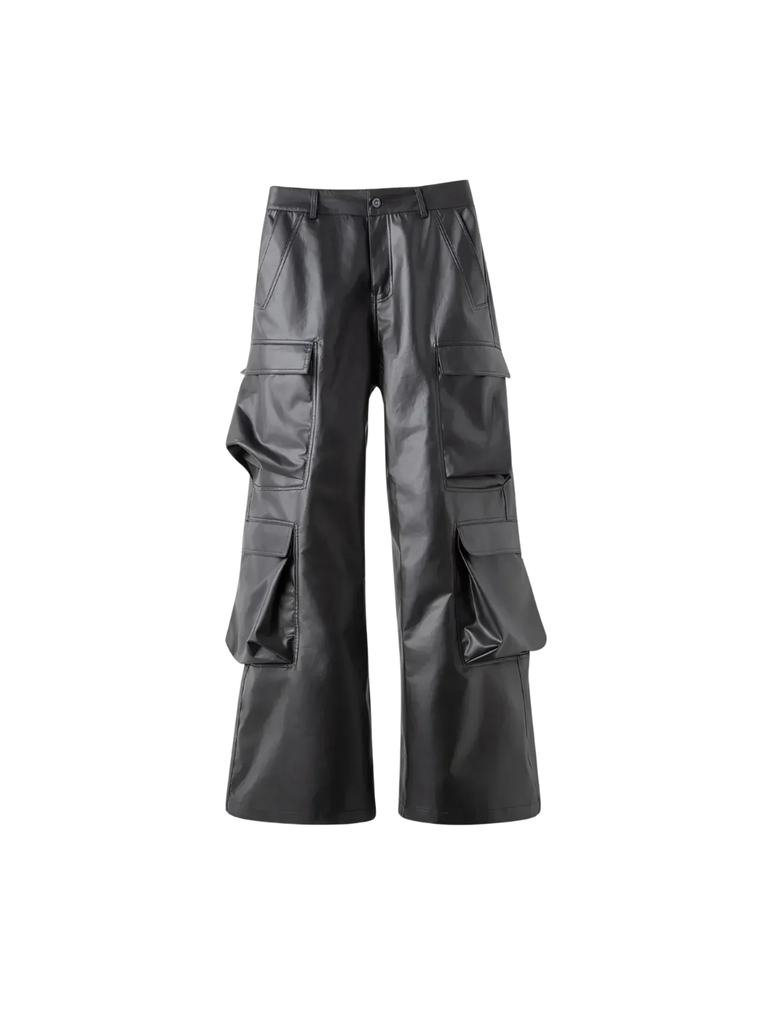 Coated Multi Cargo Pants