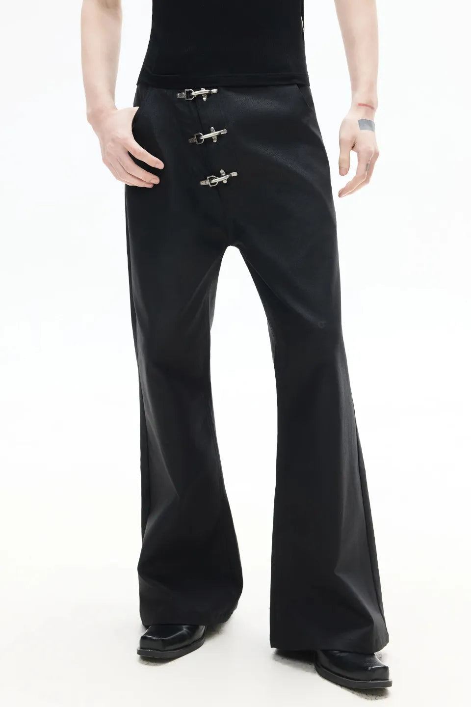 Aviator Buckle Waxed Denim